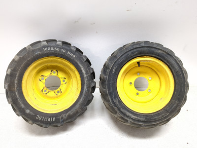 23 John Deere 1025R Tractor Front Wheel Rims 6x10 Set Tire 18X8.50-10