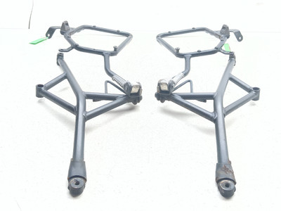 07-09 Kawasaki Versys 650 KLE650 Rear Saddlebag Mount Brackets W/ Foot Pegs Set