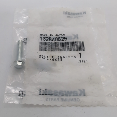 2010 KAWASAKI NINJA 250R WATER PIPE BOLT-FLANGED-SMALL, 6X25 132BA0625 QTY 8