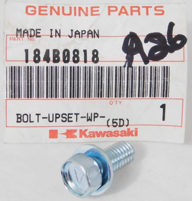 KAWASAKI MULE 1000 UTV 8x18 FENDER BOLT W/ Washer NOS OEM 184B0818 QTY 10