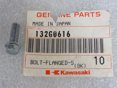 Kawasaki KXT250 KXF250 KDX200 KX500 KX250 KX125 KX80 KX65 Bolt 132G0616 QTY 4