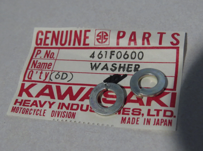 1967-2007 KAWASAKI SPRING WASHER EX250 EX500 F11 A1 A7 W1 C2 461F0600 QTY 8