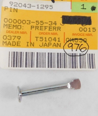 NEW Genuine 1986-1987 Kawasaki KLF300 KLF 300 Bayou ATV Quad PIN OEM 92043-1295