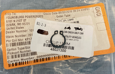 1974-2014 Kawasaki NEW 480J1300 Circlip 13mm EJ ER KD KE KL KS KX KZ 480J1300