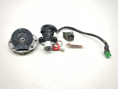 01-03 Suzuki GSXR 600 750 Lock Set Ignition Switch Cap And Key