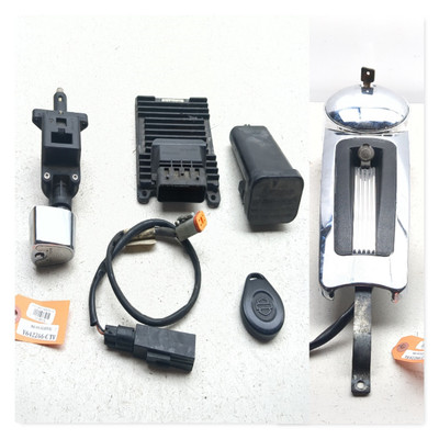 07-12 Harley Ultra Electra Glide FLHTCU ECU Ignition W/ Cap Key Antenna 34245-09