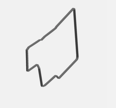 2017-2018 Polaris Ranger Crew XP 1000 OEM Left Rear Door Seal 5522033