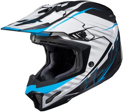 HJC CL-X7 BLAZE MC-2 HELMET SIZE 2XL (BLACK/WHITE/BLUE) 0864240208