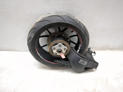 10-14 Ducati Monster 796 Rear Wheel Rim W/Tire and Sprocket 17X5.50