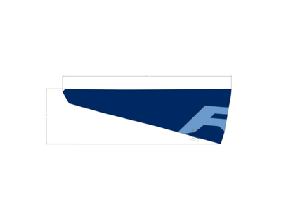 Polaris RZR Turbo XP EPS S 4 Left Hand Mid Door Decal 7191920