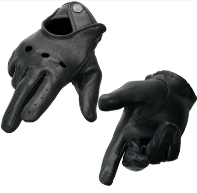 Milwaukee Leather SH869 Men's Black Deerskin Leather Unlined 3XL Gloves SH868