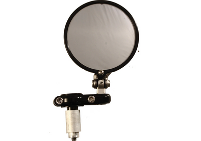 PSR Franco Bar End Folding Mirror Black 7/8” Handlebars Universal 610-3097