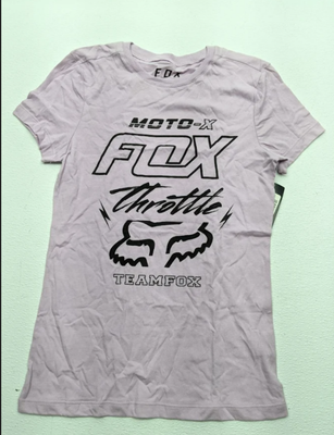 FOX RACING Dirt Women's Pink T-Shirt Size XS Powersports Tee 21068-282-XS