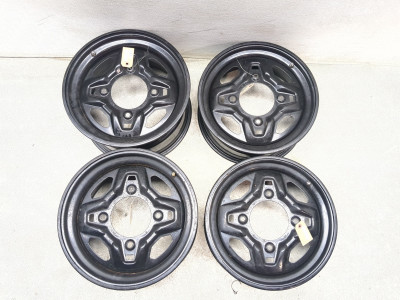 10-14 Polaris Sportsman 850 XP Front Rear Wheel Rim Set STRAIGHT 14X7