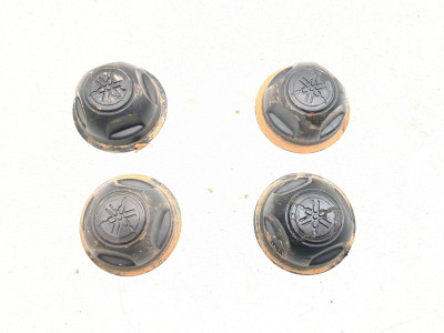 18-25 Yamaha Kodiak YFM450 Wheel Rim Center Hub Caps Set HP-F512A