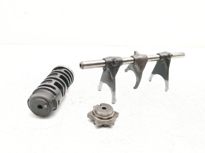 13-18 Kawasaki ZX 636 ZX6R Transmission Shift Shifter Forks and Drums Set