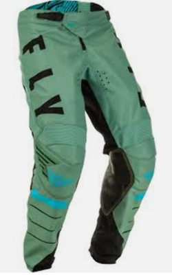 FLY RACING Youth Kinetic Dirt Bike MX Pants Mint/Black Size 22 373-43622