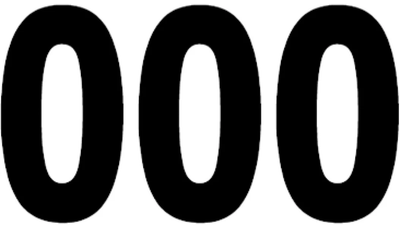 Factory Effex FX Pro Number 0 Black 8" Sticker Decals (02-4360) QTY 3 134360