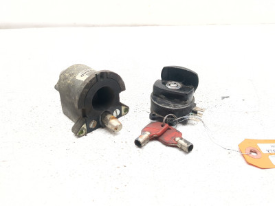 00-06 Harley Davidson FLHPI Road King Police Lock Set Ignition Switch Cap And Key