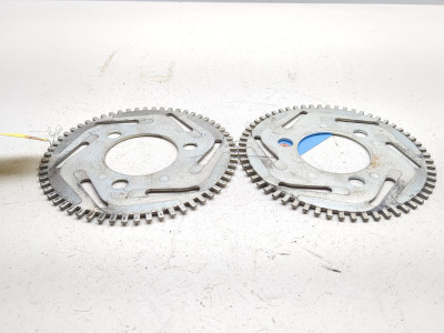 08-12 Can Am Spyder Roadster RS-S SE5 Front Left Right ABS Sensor Ring Set