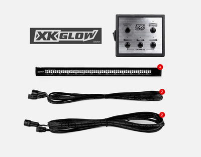 XKGLOW for Tube Strobe Lights W/Traffic Ultra LEDs Multiple XK052002-4BR
