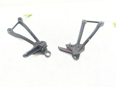 08-10 Kawasaki Ninja ZX1000 ZX10R Passenger Foot Peg With Mount Bracket Set