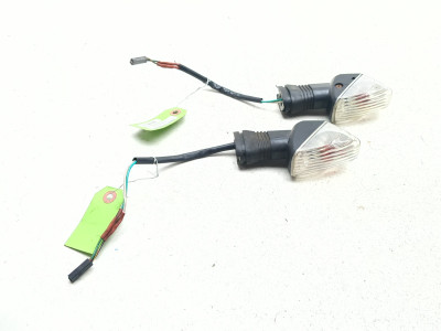 04-06 Kawasaki Z750 Front Left Right Turn Signal Flasher Indicator Lights Set