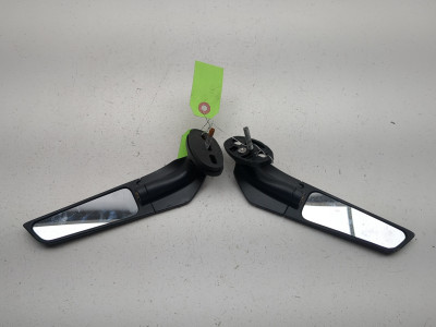 05 06 Kawasaki ZX6 ZX 636 AM Front Left Right Rearview Mirror Set