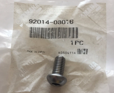 QTY 2 | Yamaha OEM Button Head Bolt 92014-05016-00 - Sun Coast