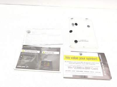 14-19 Can Am Spyder Rt SE6 Manuals, Documents, & Holder Owner's Manual Packet