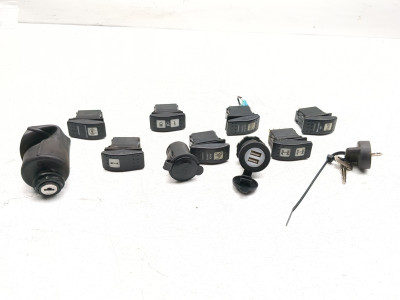 17-21 Can Am Defender XT HD8 Front Ignition Switch W/ Key & Accessory Switch Set