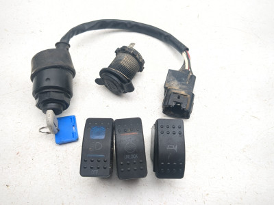 17-25 Kawasaki Mule Pro DXT KAF1000 Front Ignition, Headlight, Diff Lock, Horn
