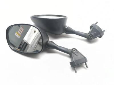 07-08 Kawasaki Ninja ZX600 ZX6R Front Left Right Mirror SCRATCHED 56001-0098