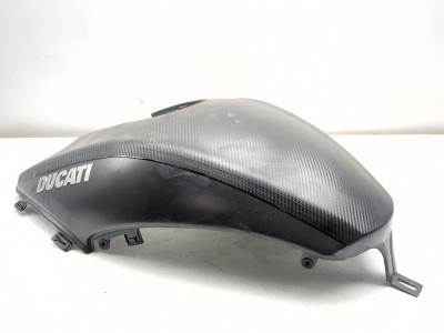 11-14 Ducati Diavel Front Gas Petrol Fuel Tank Cover Carbon Fiber