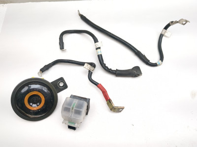 11-14 Ducati Diavel Horn W/ Starter Relay & Battery Cables Set