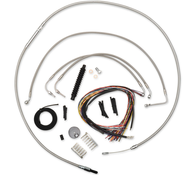 LA CHOPPERS 08-13 Harley-Davidson FLHTC 12-14" Handlebar Cable Kit 0610-1190