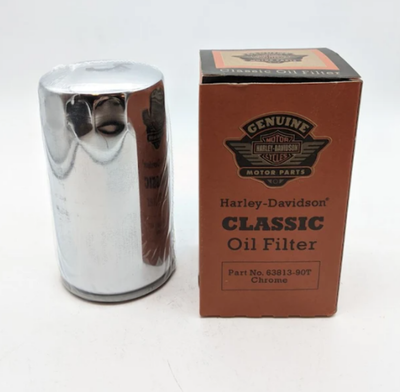 1980-1984 Harley-Davidson XLH OEM Chrome Spin-On Oil Filter 63782