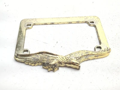 88-00 Honda GL1500A Goldwing Rear EMGO Gold Eagle License Plate Frame