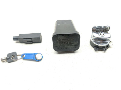 08 Harley Dyna Fat Bob FXDF Lockset Ignition Switch Security Module Key 68925-07