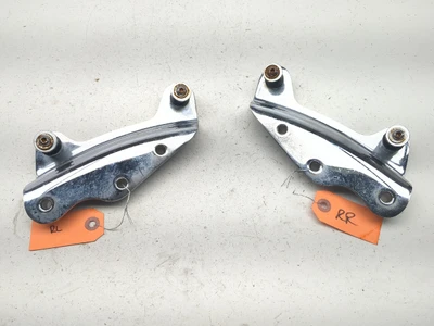 07-13 Harley Davidson Road Glide FLTRX Rear Sissy Bar Mount Bracket Holders Set