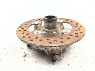 16-25 Kawasaki Mule Pro DXT KAF1000 Rear Left Wheel Hub & Brake Rotor Rim Disc