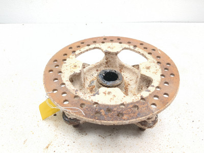 16-25 Kawasaki Mule Pro DXT KAF1000 Front Left Wheel Hub & Rotor Rim Disc
