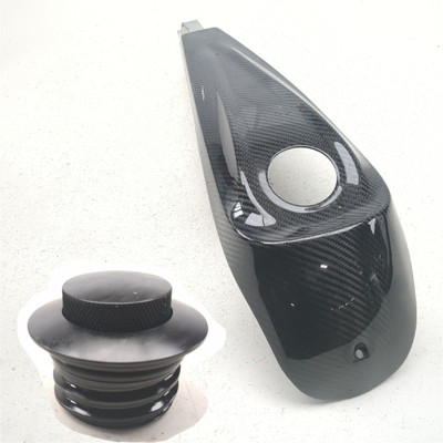 07-13 Harley Davidson Road Glide FLTRX ADVANBLACK Carbon Fiber Tank Cover