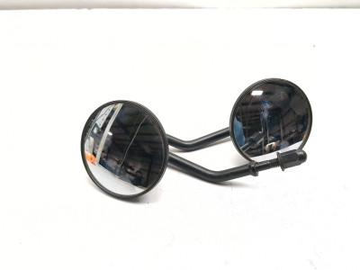 07-17 Harley Davidson Softail Deluxe FLSTN Left Right Rear View Mirror Set