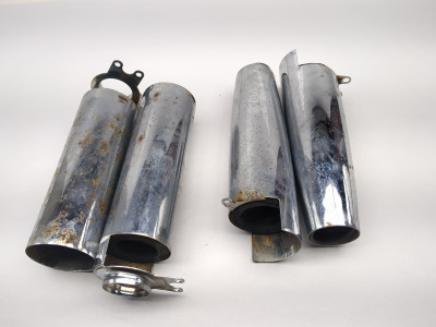 00-08 Honda Shadow Sabre VT1100 Front Upper  Lower Fork Cover Set 51610-MCK-A00