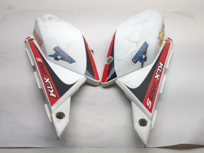 09-14 Kawasaki KLX 250 Front Left Right Cowl Side Cover Set 36001-0175