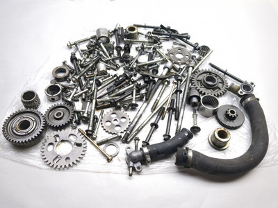 02 Honda VFR800 Interceptor Engine Motor Gears Hoses Parts Hardware Bolt Kit