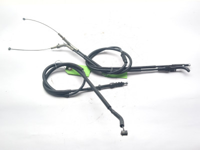 17-19 Kawasaki Z650 ER650 G Front Throttle Cable Pair w/ Clutch
