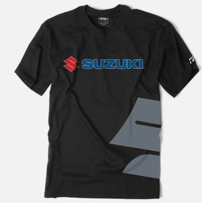 Factory Effex Suzuki Big S Tee Black XL Men's T-Shirt 15-88474