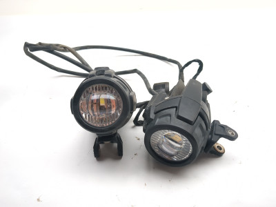 13-18 BMW F800GS Adventure Front Left Right LED Fog Light Pair 63178532147
